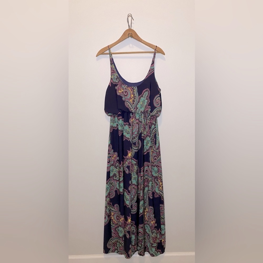 Blue Rain Paisley Maxi Dress - Picture 2 of 4